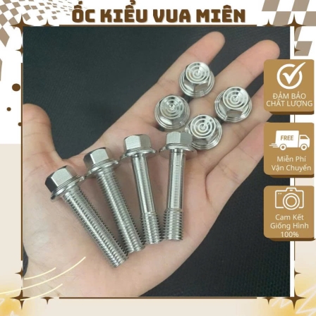 Ốc hạ phuộc Inox 304 mẫu thái dành cho các dòng xe