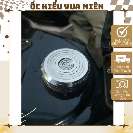 Nắp bình xăng Inox304 Vua Miên siêu sáng bóng và nét dành cho tất cả các dòng xe