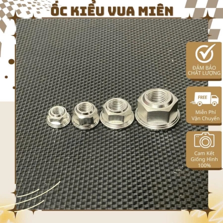 Tán hở suốt 6li 8li 10li 12li 14li inox304 dành cho các dòng xe