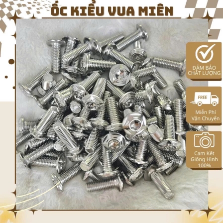 Ốc đĩa 8li inox304 mẫu Thái và mẫu Mũi tên